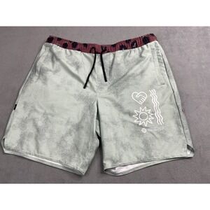 Stance Shorts Mens XL Green‎ Complex Hybrid Beach Wicking Stretch Outdoor Swim